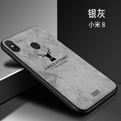 

Phone Case For Redmi Note6 Pro 6A Cover Super Soft TPU Silicon Plush Fluffy Cloth 3D Patterned Deer edge mobile phone shell