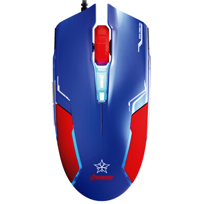 

Yibo (E-3LUE) M109 wired game mouse black blue wing