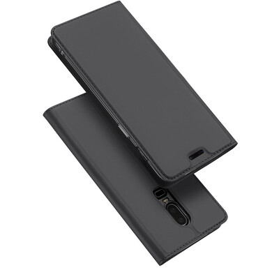 

Fashion Magnetic Voltage Flip Wallet Phone Case For One Plus 6 PU Leather Card Holder Stand Cover For oneplus 6