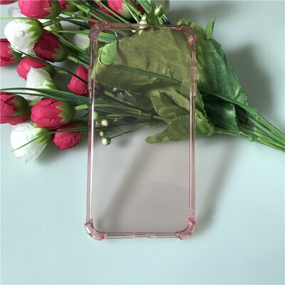 

Soft Silicone For iphone Xs XR max TPU Cover Anti-knock transparent Four Angle Prevention Phone Cases