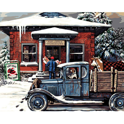 

UpperX Full 5D Diy Diamond Painting Cross Stitch "Christmas gift" 3D Diamond Embroidery Rhinestone Mosaic Decor Paintings