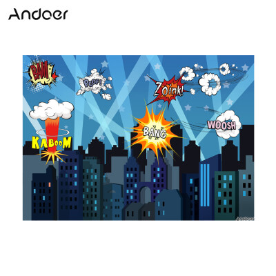 

Andoer 15 21m5 7ft Super Hero City Photography Background Baby Children Backdrop Photo Studio Pros