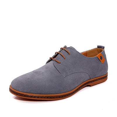 

JUQI Business Men Oxford Genuine Leather Shoes