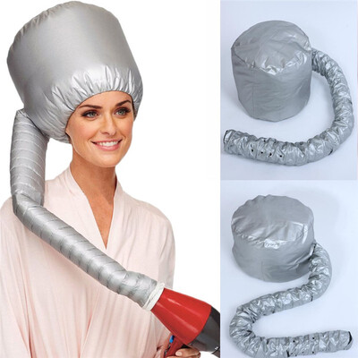 

Portable Soft Hair Drying Cap Bonnet Hood Hat Blow Dryer Attachment Curlformers