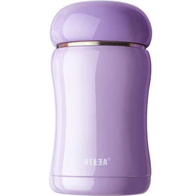 

【Jingdong Supermarket】 creatures / RELEA 210ML Dudu insulation cups stainless steel vacuum liner insulation cups cartoon cup female JV050215 taro purple
