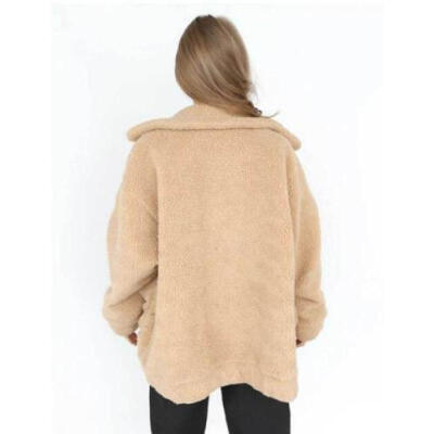 

Women Winter Outwear cotton Lapel Long Trench Parka Coat Jacket Overcoat