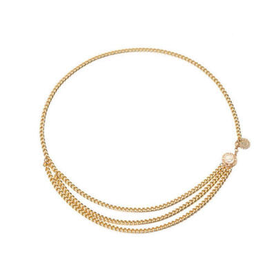 

Luxury Women Beach Metal Waist Body Chain Belly Bra Bikini Boho Tassel Jewelry
