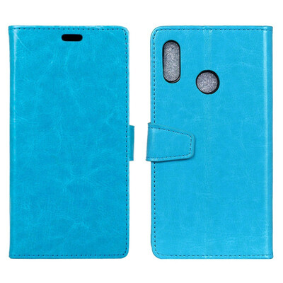 

MOONCASE Huawei Glory 8X Crystal Leather Case - Blue
