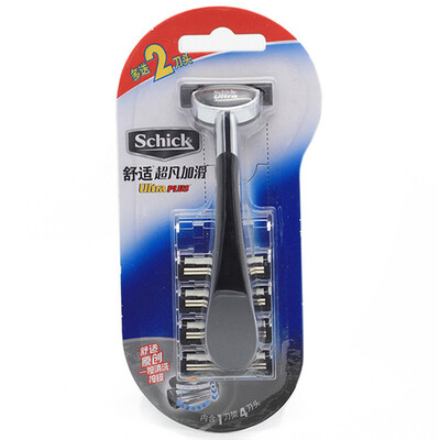 

Comfortable Extra Plus Razor Holder Includes 2 blades plus 2 blades
