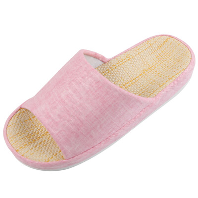 

[Jingdong supermarket] Homix non-slip thick home slippers pink 38 yards