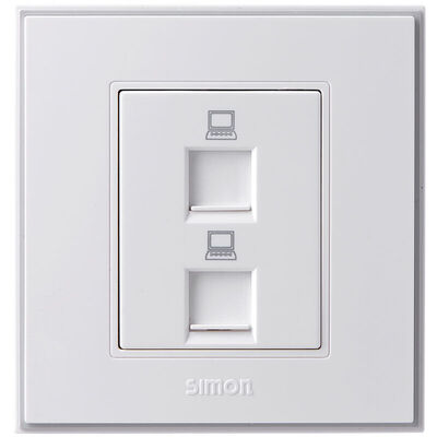 

Simon SIMON переключатель гнездо 56C серия телефон гнездо V55214T элегантный белый