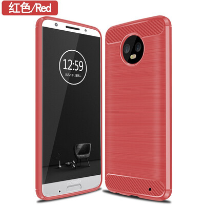 

Fivice Motorola Moto G5S PLUS case Brushed carbon fiber silicone anti-fall soft shell phone case