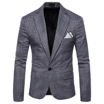 

AOWOFS new fashion British style mens casual business foreign trade suit jacket tide 9615