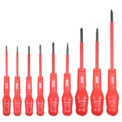 

9pcs 1000V Multi-functional Insulated Screwdrivers Set with Magnetic Slotted&Phillips Bits Electrical Work Repair Tools Kit