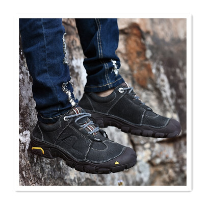 

2018 non-slip wear-resistant hiking shoes climbing shock absorption mens shoes outdoor wear-resistant non-slip hiking shoes stude