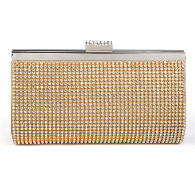 

Luxury Crystal Diamond-Encrusted Shell Wallet Evening Bag
