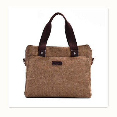 

Mens handbag business computer bag poor canvas briefcase laptop bag