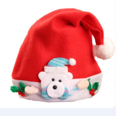 

2018 Kids Adult LED Christmas Hat Santa Claus Reindeer Snowman Xmas Gifts Cap