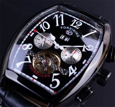 

Forsining Date Month Display Rose Gold Case Mens Watches Top Brand Luxury Automatic Watch Montre Homme Clock Men Casual Watch