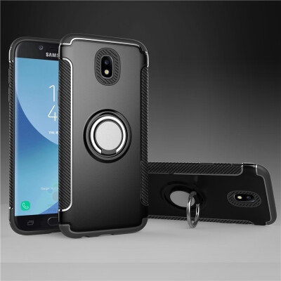 

Fecoprior Back Cover For Samsung Galaxy J7 2017 J730 Case Car Holder Stand Hard PC Silicon Ring Suction Bracket Celulars