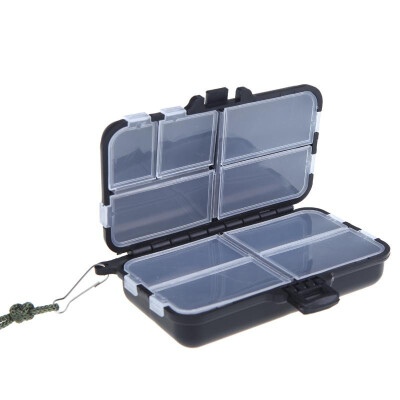 

Fishing Tackle Box Fly Box Spinner Bait Minnow Popper 9 Compartments Nice