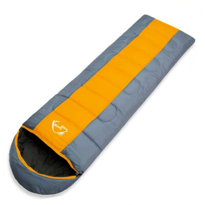 

Wind Tour Thermal Adult Sleeping Bag Autumn Winter Envelope Hooded Outdoor Travel Camping Water Resistant Thick 13kg Orange