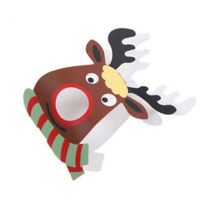 

25Pcs Lollipop Sticks Cute Deer Elk Card Paper Candy Chocolate Xmas Decor Gift