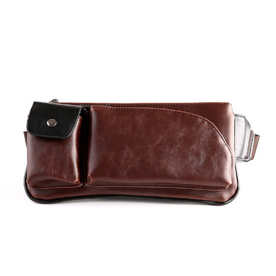 

NovelTeez Shoulder bag Mens retro chest bag Messenger bag sports bag casual pockets Korean mens bag tide