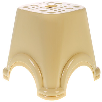 

Jingdong supermarket] plastic products plus plastic stool bathroom stool for shoe stool 2 loaded JY-0658 beige