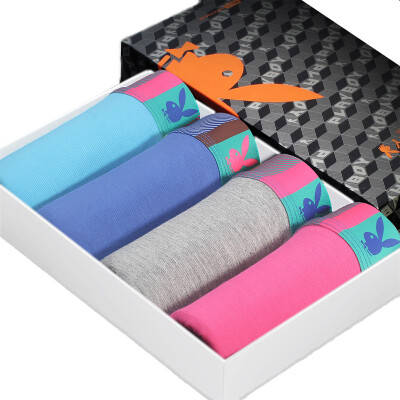 

PLAYBOY Playboy 5170 Men&39s Underwear Pants Pants Men&39s Trousers XL Tanker Panties 4 Gift Boxes Mixed L