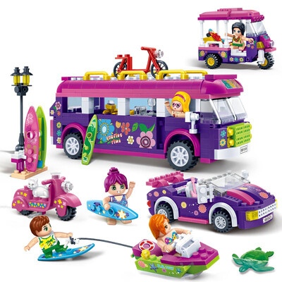

Bang Bao (small particles) puzzle pieces of wood children's toys birthday gift - happy journey 6137
