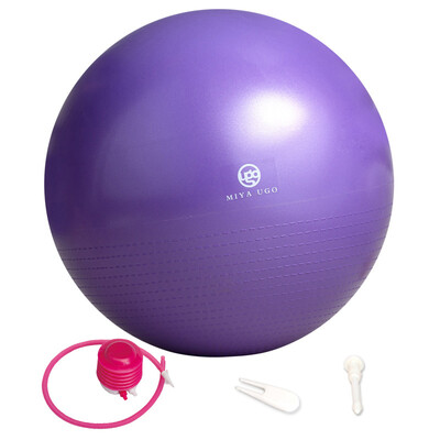 

Yiyi MIYA UGO yoga ball positioning thick explosion-proof fitness ball pregnant women midwifery birth ball red rose 55cm