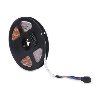 

HML 5M RGB Waterproof LED Strip Light 2835 SMD 300 LEDs with RF 10 Keys Remote Control&US Adapter