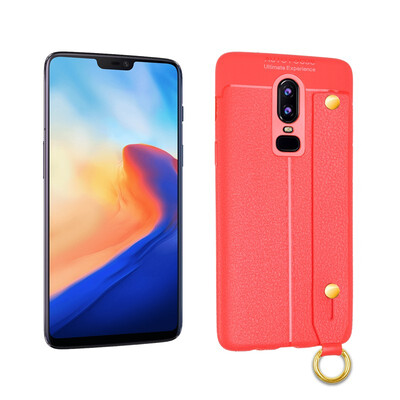 

Goowiiz Phone Case For OnePlus 55T6 Fashion Leather PU Pattern TPU Soft Wristband Bracket