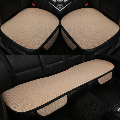 

Car Seat Cushion Set Environment friendly durable car seat 6 colors fashion Ice Silk breathable Front Rear Car Seat Cover