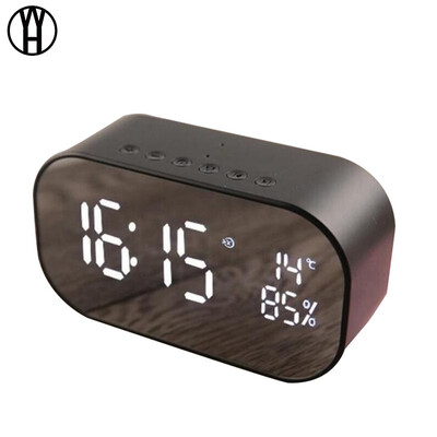 

WH S2 Outdoor Portable Car LED Alarm Subwoofer Wireless Mini Bluetooth Speaker for xiaomi samsung huawei iphone