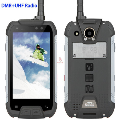 

China M10w IP68 Rugged Waterproof Mobile Phone DMR Digital Analog UHF PTT Radio MTK6757 4GB RAM 6500mAH Android 70 Smartphone