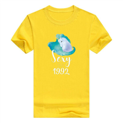 

26th Birthday Gift Unicorn Tshirt Sexy Since 1992 Tee