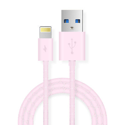 

Meiyi Apple быстрый зарядный кабель для передачи данных / зарядка мобильного телефона 1 м M14 вишневый порошок для iPhone7 / 7Plus / 6s / 6Plus / 5s и так далее