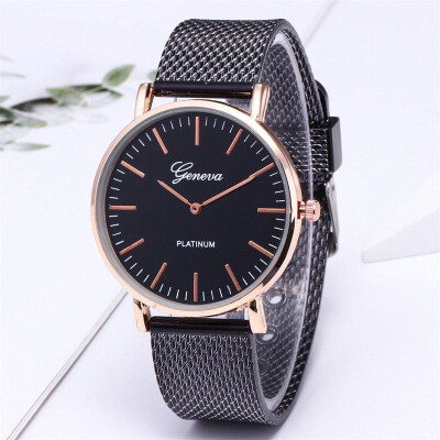 

Geneva Luxury Women Mens Watch c Steel Analog Quartz Analog Wrist Watch