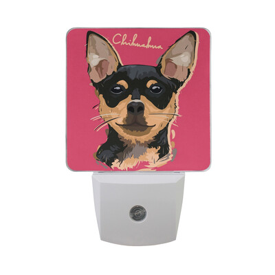 

ALAZA LED Night Light With Smart Dusk To Dawn SensorDog Breeds Plug In Night Light