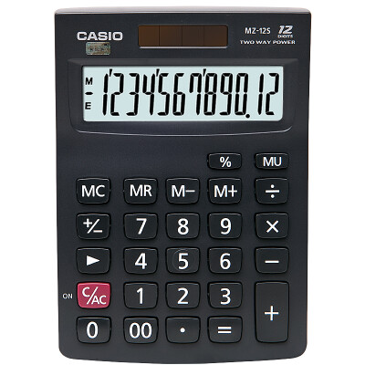 

CASIO MZ-12S Jingzhi series business caculator, black