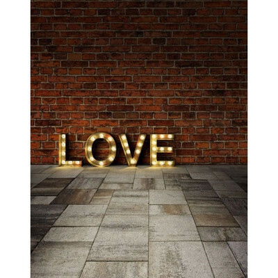

Colorful Love Photo Backdrop 57FT Vinyl Fabric Cloth Digital Printing Photo Background s-2135