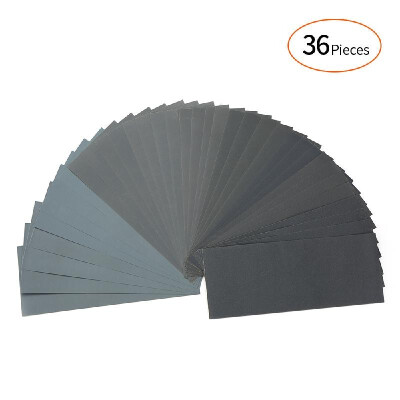 

LANHU 400 To 3000 Assorted Grit DryWet Sandpaper for Wood Furniture Finishing Metal Sanding And Automotive Polishing 936 Inch 3