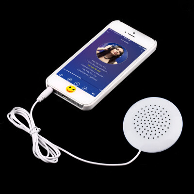 

Mini White 3.5mm Pillow Speaker for MP3 MP4 Player For iPhone For iPod CD Radio