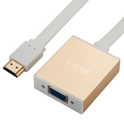 

Jinghua JH 3071 HDMI to VGA high-definition adapter converter adapter for the computer electric millet box projector&other conversion line alloy version of the black