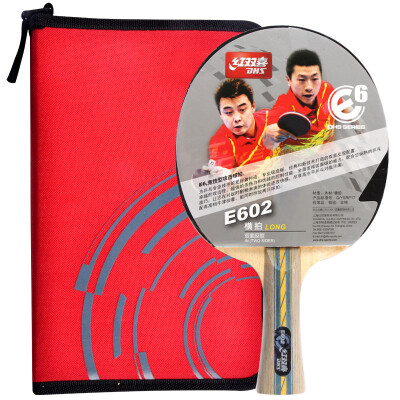 

Double Happiness DHS Table Tennis Racket 6 Star Horizontal Double-sided Anti-Across Sports Attack Type E-E602 with a single package