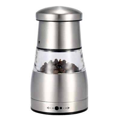 

UpperX Pepper mill&manual salt stainless steel portable&large capacity