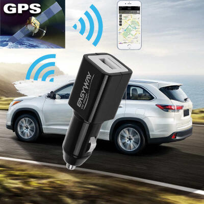 

TECH Black EASYWAY Quick-charge USB Port Car Locator Car Charger GPRS Tracker