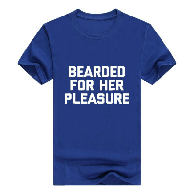 

Bearded for Her Pleasure Men T-Shirt Funny Saying Sarcastic Mens